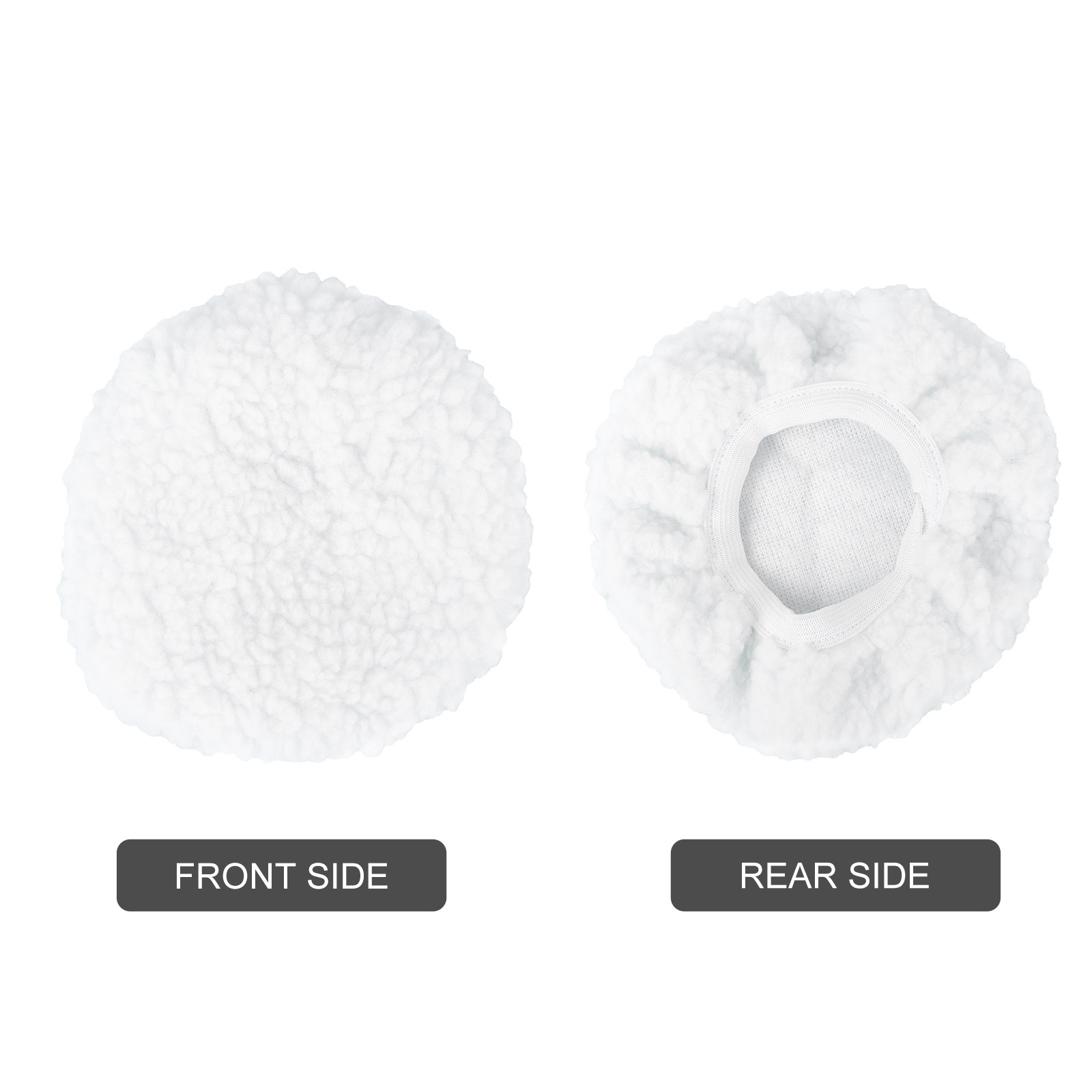 5Pcs Lambswool Bonnet Car Poli - đánh giá và giá Wax Applicator Pad
